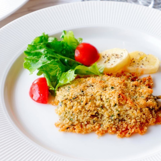 魚の香草パン粉グリル