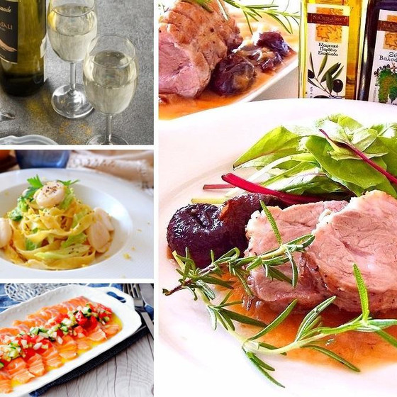待望のワインレッスン開催！ワイン4種類飲み比べとペアリング料理を楽しもう（白ワイン編）