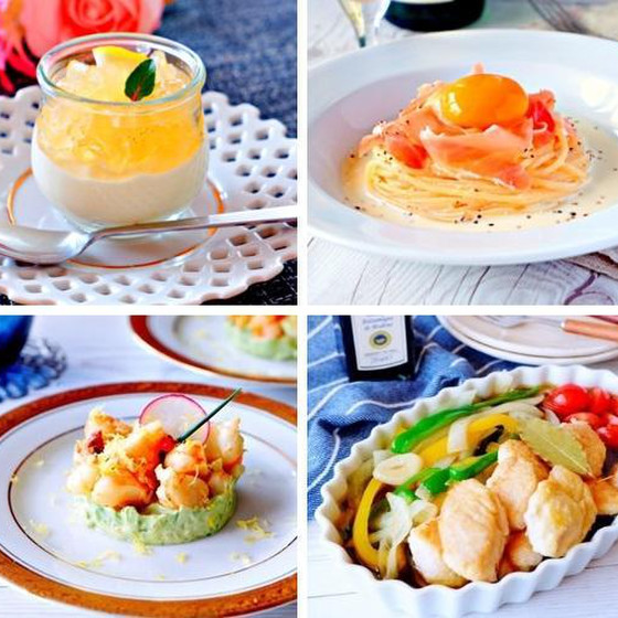 【リバイバル企画】冷たいカルボナーラってどんな味！？アボカドとえびの華やか前菜　さっぱりお肉と彩り野菜のマリネなど　彩り鮮やか全4品
