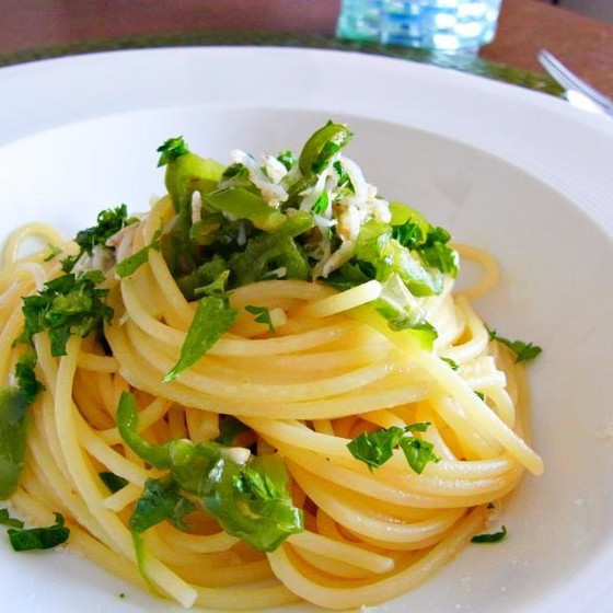 ピーマン嫌いでも食べられる！オイル系パスタ