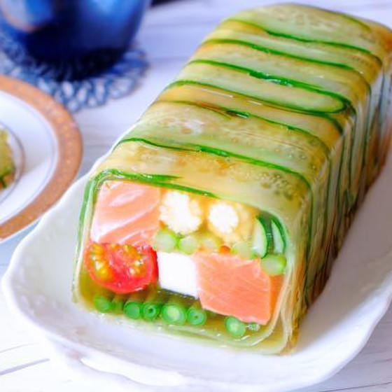 断面が綺麗！冷たいテリーヌ