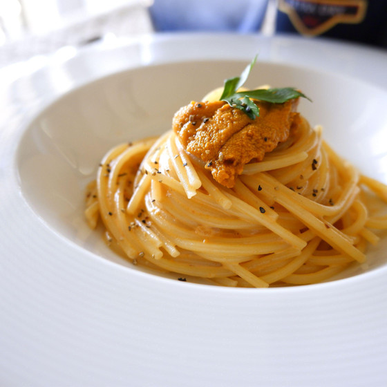うにのクリームパスタ