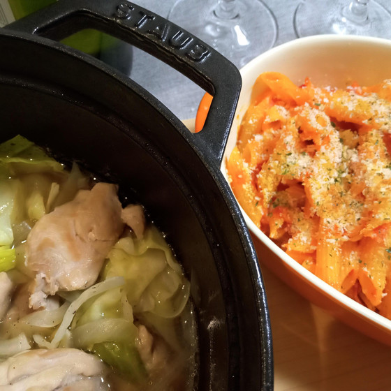 野菜とお肉の旨味をたっぷり味わえる家庭料理