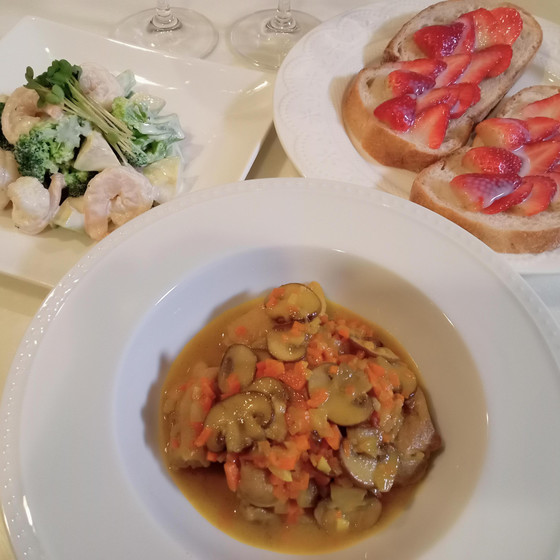 Lesson27・鶏肉と十勝マッシュのカレークリーム煮込み
