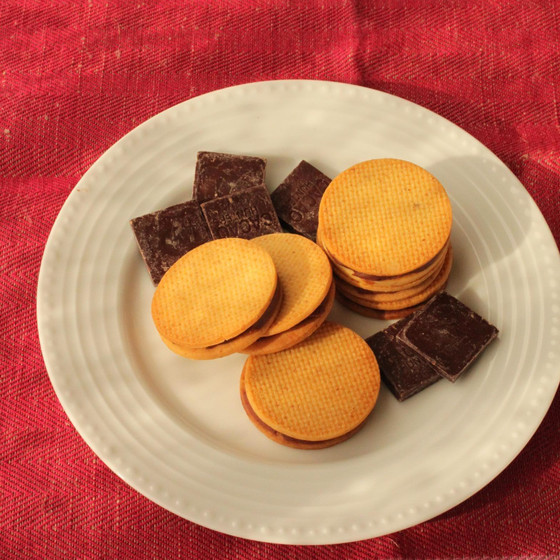 バレンタイン♡チョコサンドクッキー