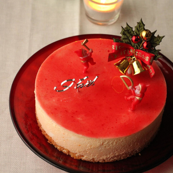 バニラとフランボワーズのクリスマス☆ケーキ
