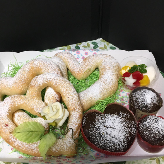 バレンタインレッスン！ダイキョーバレンタインパン教室