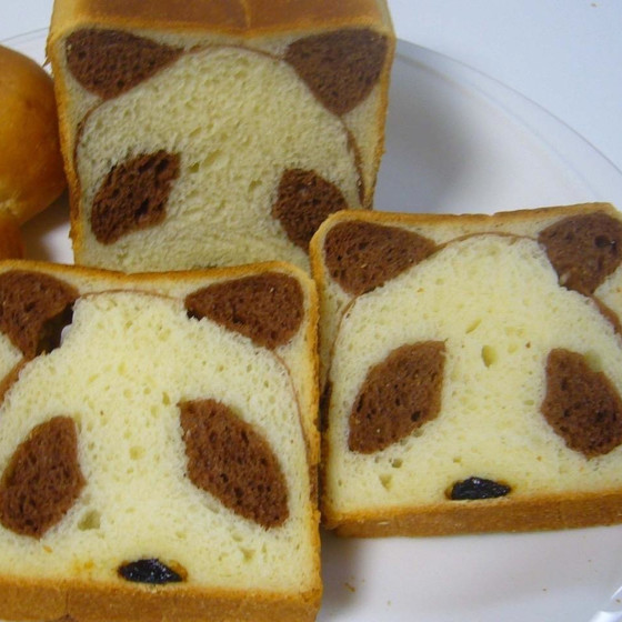 パンダ食パン&バナナケーキ