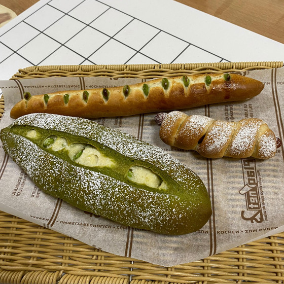 イーストパンレッスン 『枝豆パン2種』