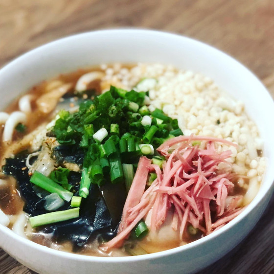 体の芯から温まる「葛うどん」