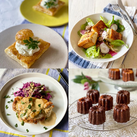 カヌレ・ド・ボルドーと秋のフレンチレッスン～フランス家庭料理10月～