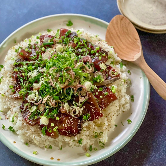 かつおの手こね寿司と夏野菜のおそうざい～季節ごはん　夏のウチ家庭料理7月～