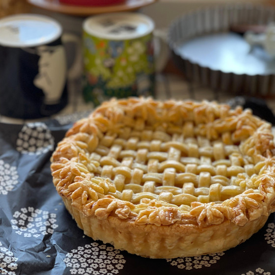 編み編みアップルパイorフラワーモンブラン