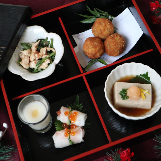 気軽な和食御膳で新年のお祝い（クスパ枠）