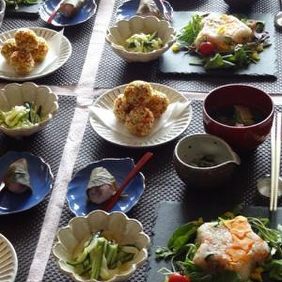 料理コース(サラダ寿司）