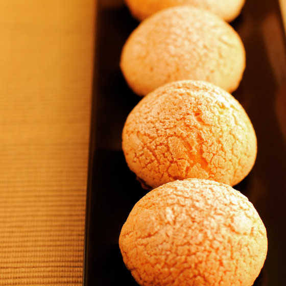カリカリクッキーのシュークリーム