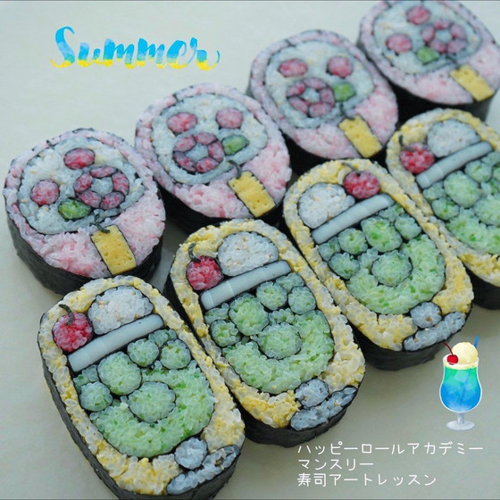 オンライン◆マンスリー寿司アートレッスン