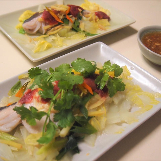 タイのシーフード料理レッスン