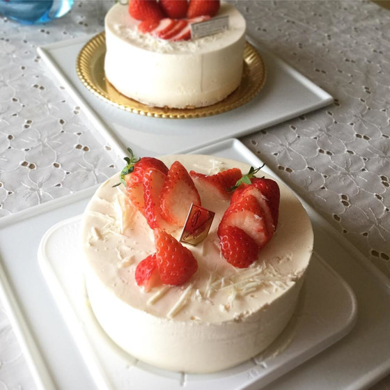 ケーキレッスン「苺のチーズムース」