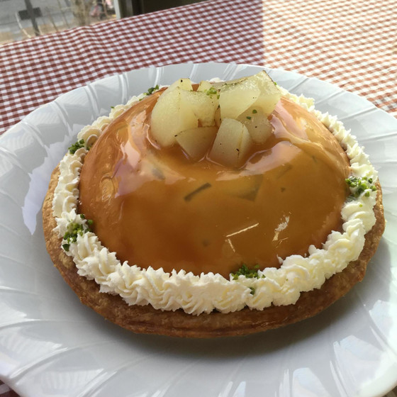 ケーキレッスン「林檎のキャラメルムースパイ」
