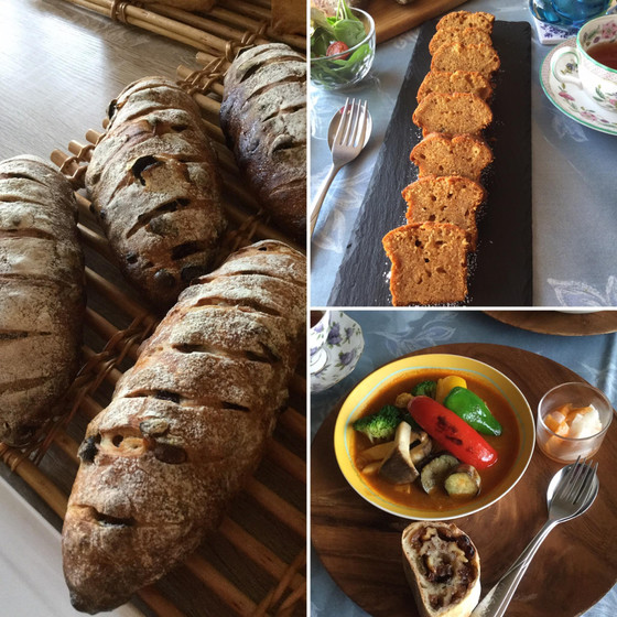 酒種のナッツフリュイ、ミニカンパ、スープカレー、ケーキ