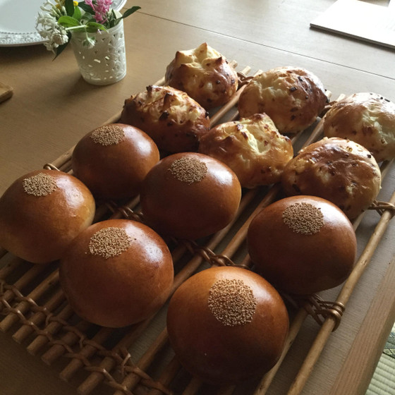 初めてのパン作り「イーストパン2種」　