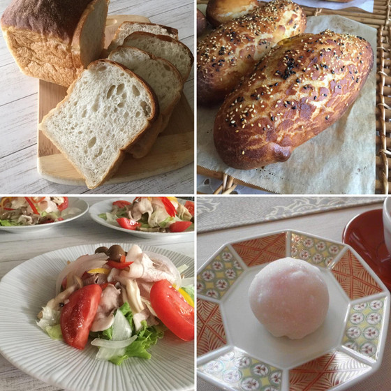 レーズン酵母の湯種食パンとダッチフロマージュ