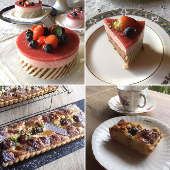 ケーキ2種類レッスン、パンランチ付き