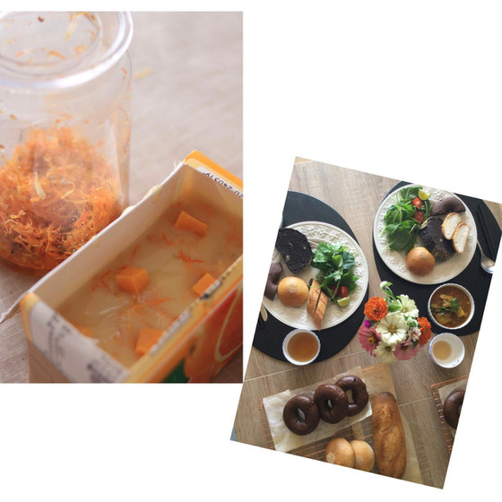 カレンデュラ石鹸作りと米粉パンランチ会