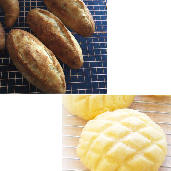 酒種小麦メロンパン、バタークッペ