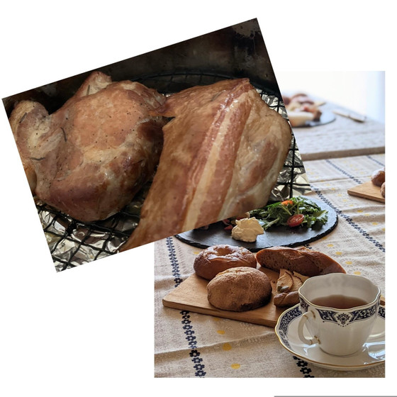 無添加手作りベーコンレッスン&米粉パンランチ