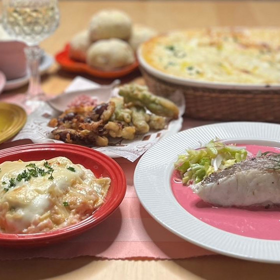 【自家製ハムと春のおもてなしイタリアン♪】