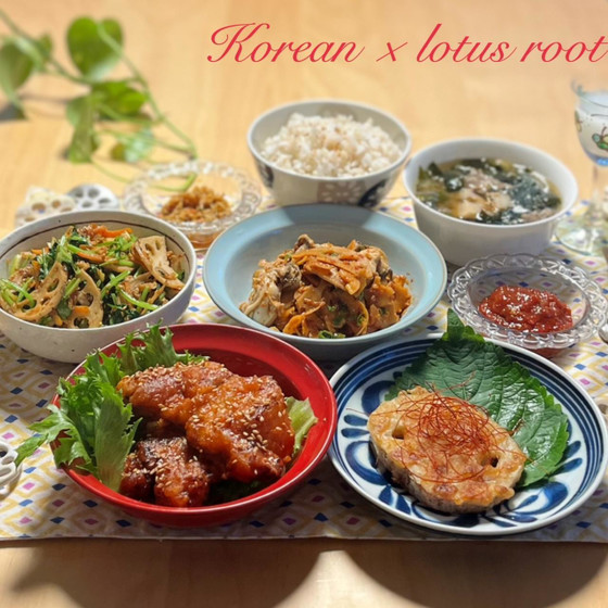 【韓国料理でれんこん×発酵祭り♪】～自家製XO醤と自家製コチジャンを学んで旨味炸裂コリアンキッチン♪