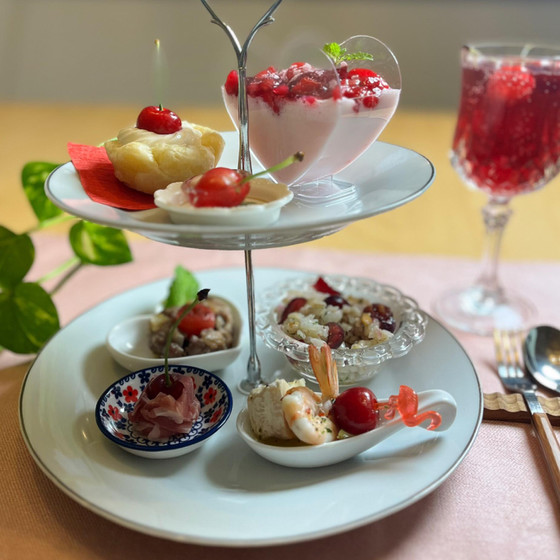 さくらんぼ祭り～チェリーでアフタヌーンティ♡