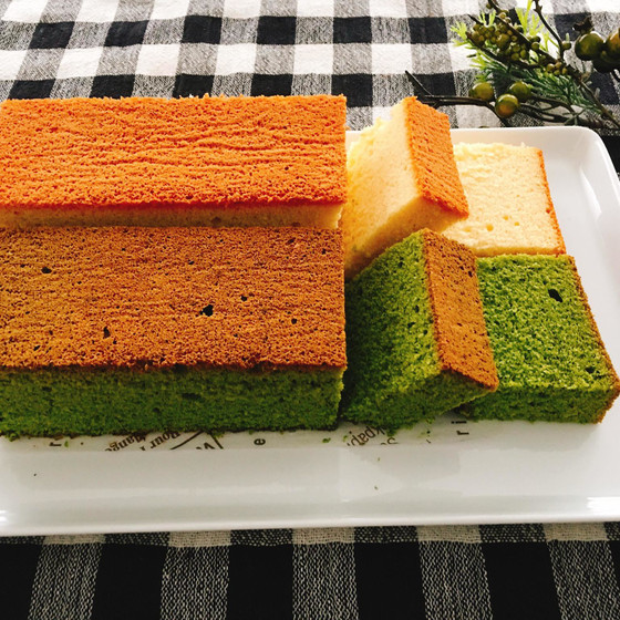 パウンド型で作るカステラ