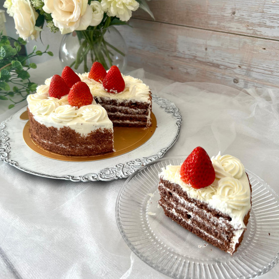 2月レッスン　ホワイトチョコレートケーキ