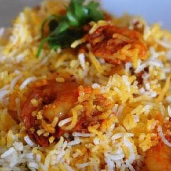 インド料理教室～エビのビリヤニ～