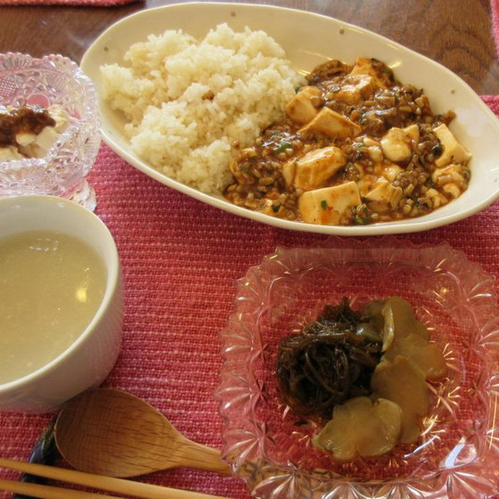 【クッキングクラス】 蕎麦の実を楽しむ♪ ベジ麻婆豆腐
