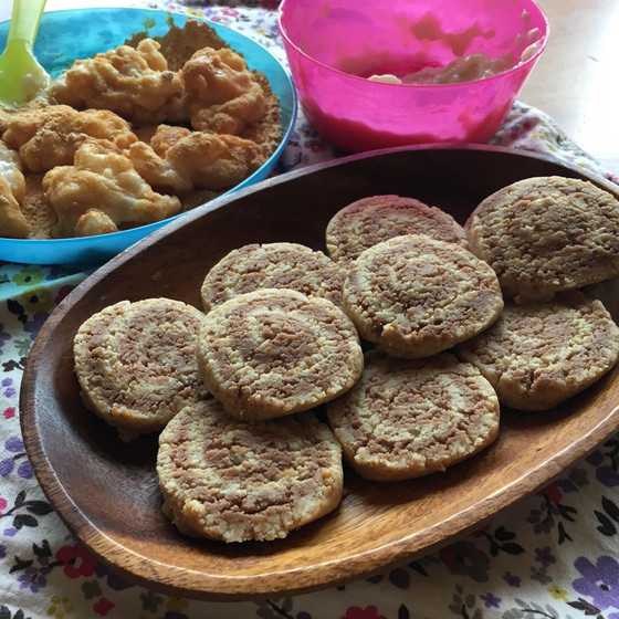 こどもの敬老の日レッスン！  うずまきクッキーとミルクもち