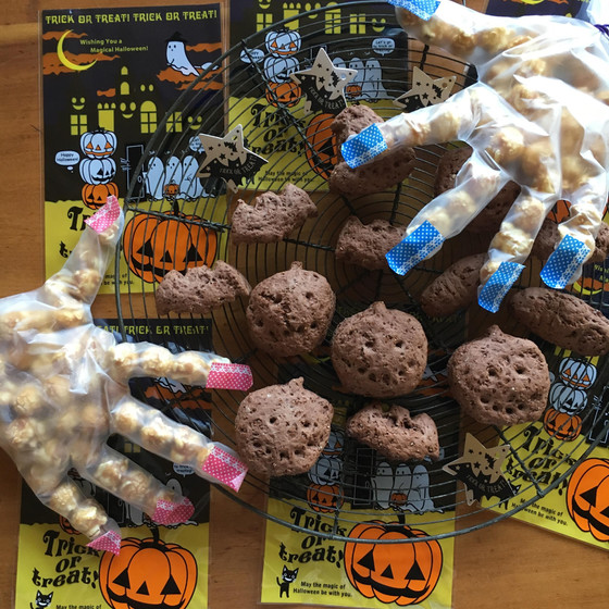 こどもハロウィン♫ハロウィンスコーンと魔女の手♫