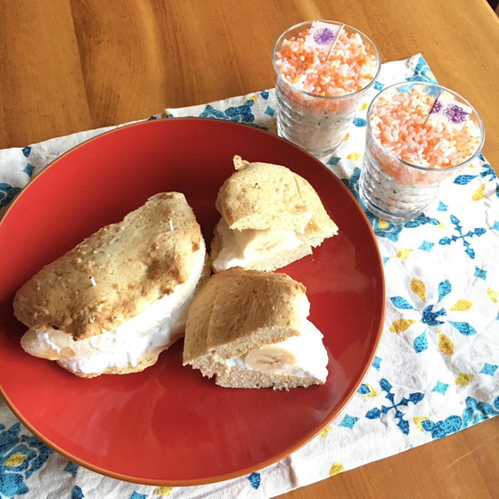 こども冬休みレッスン！バナナドッグとカラフルカップ寿司