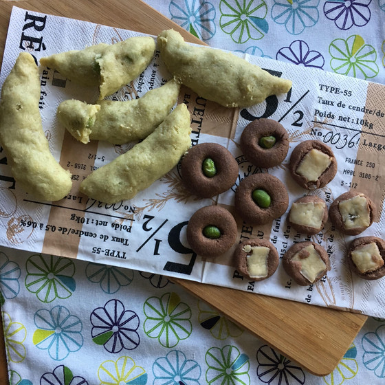 こどもレッスン♫父の日！枝豆パイとチーズクッキー♫