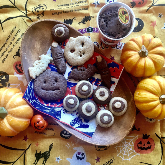 こどもハロウィンレッスン♫目玉クッキーとハロウィンクッキー
