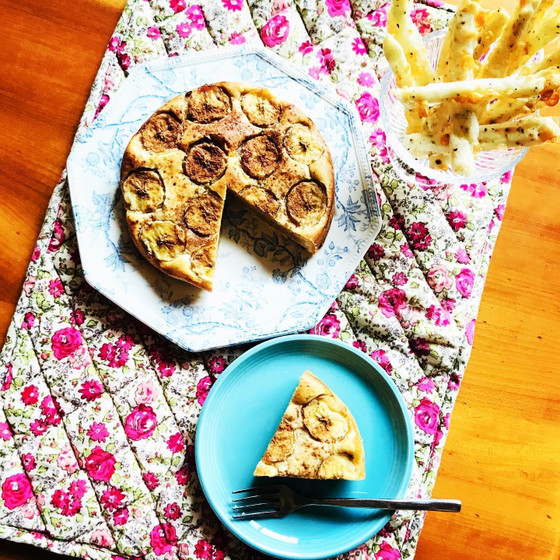 キッズ！もちもちバナナケーキとカリカリポテトスティック