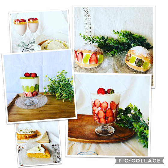 大人オンライン♫キャロットケーキ、グラスパフェマリトッツォ