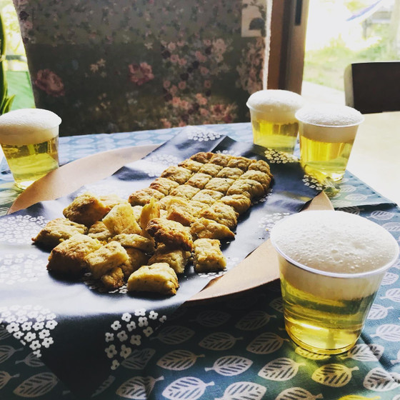こどもお菓子教室父の日レッスン♫ビールゼリーとおつまみ♫