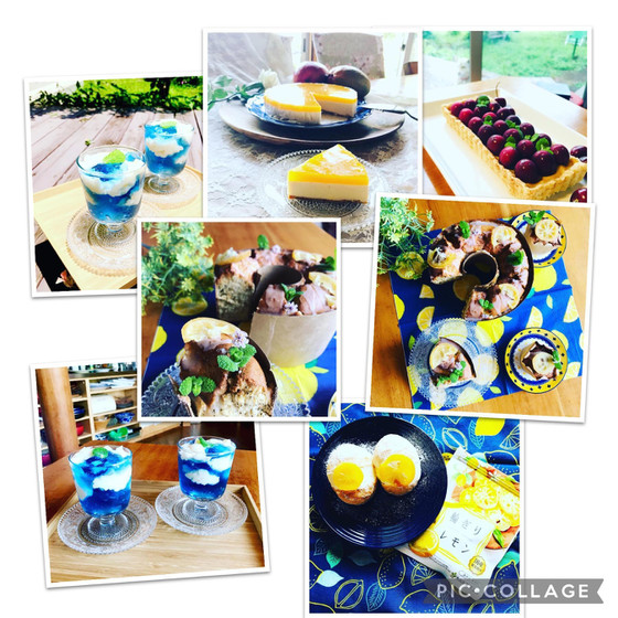選べるヘルシースイーツ2種！シフォンタルト青空ゼリー♫