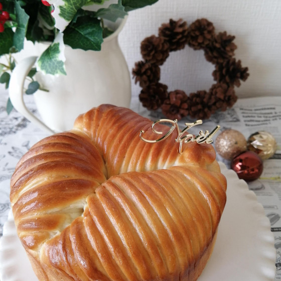 ウールクリスマスリース