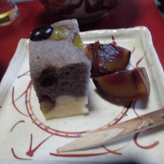 秋の和菓子２種を作ります