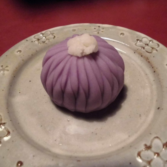 和菓子作り体験会　練りきり生地で菊の花を